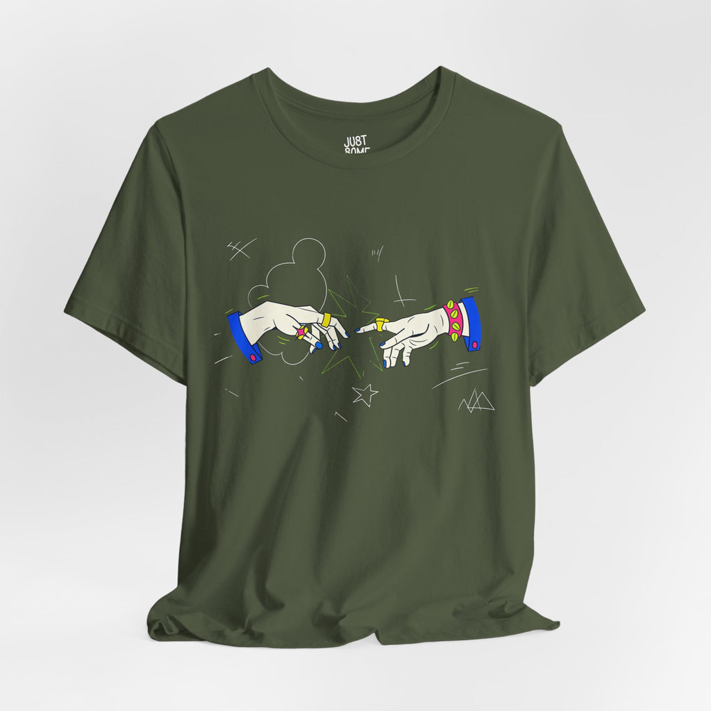Modern Creation Punk Hands T-Shirt | Pop-Art Graphic Tee