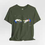 Modern Creation Punk Hands T-Shirt | Pop-Art Graphic Tee