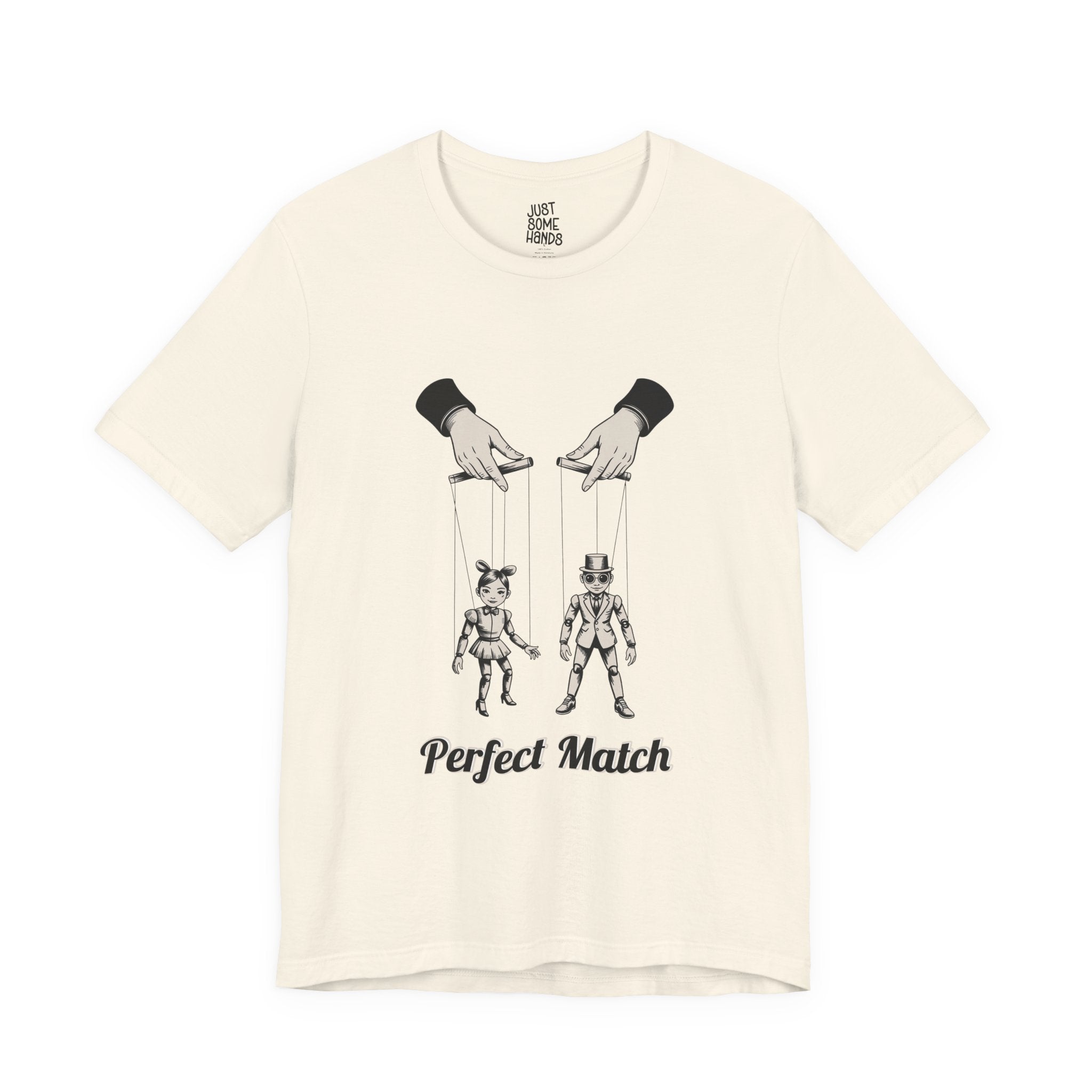 Perfect Match Marionette Graphic Tee | Dark Humor Vintage Puppet Shirt