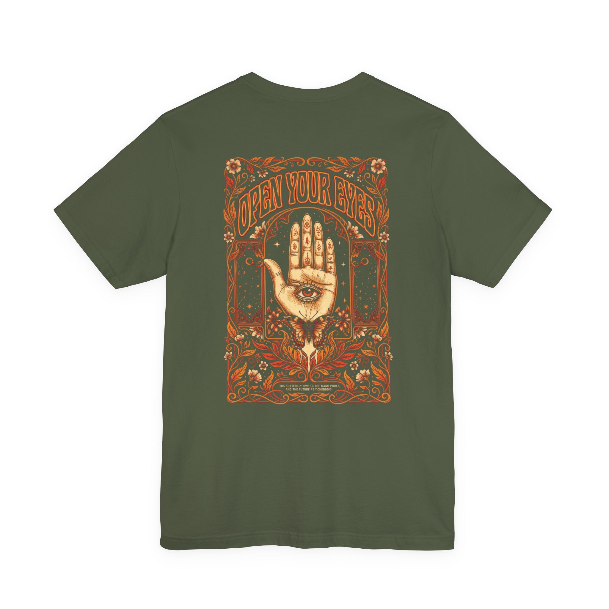Open Your Eyes Mystic Hand T-Shirt | Vintage Psychedelic Tarot Tee