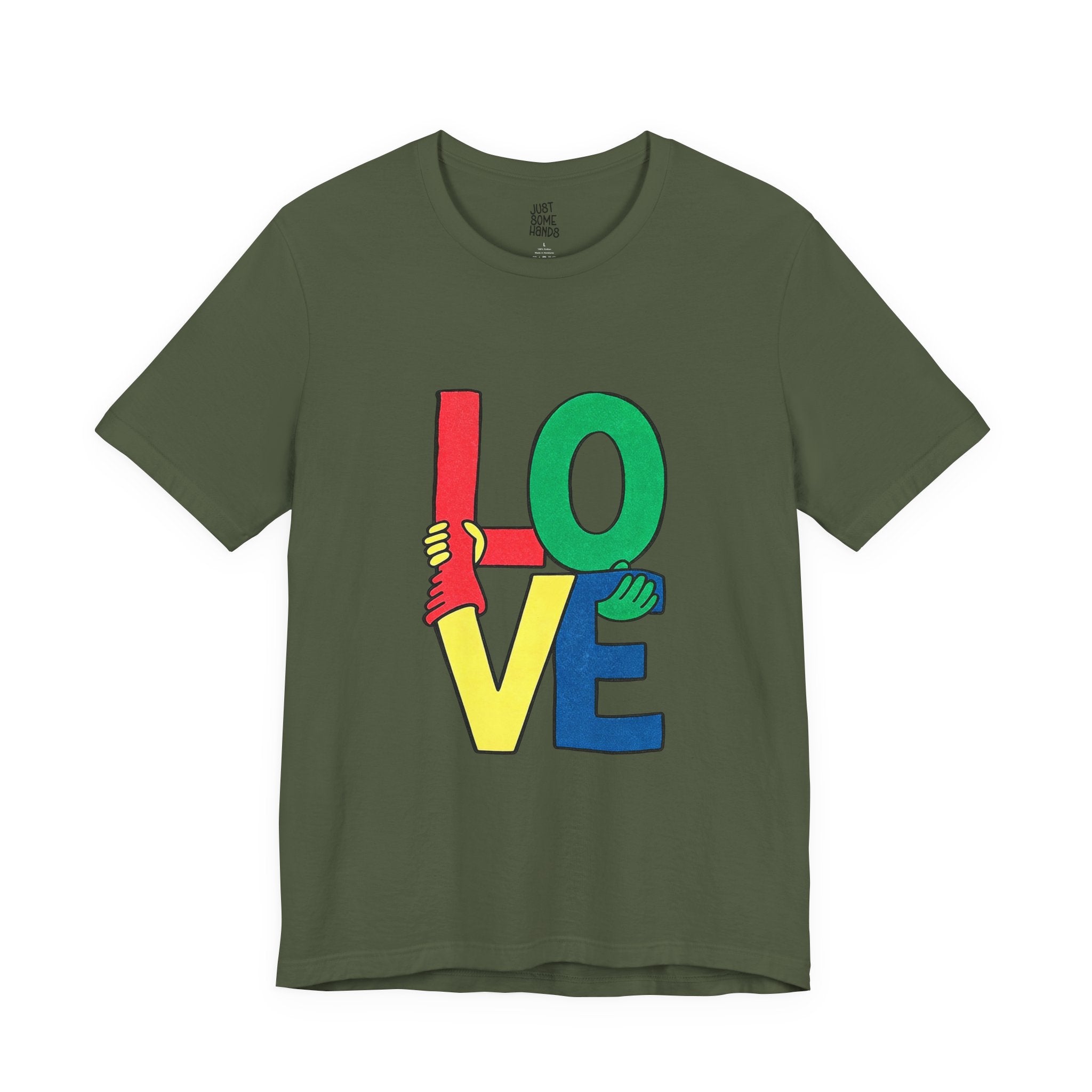 Tangled Love Abstract Pop Art T-Shirt | Retro Typography Graphic Tee