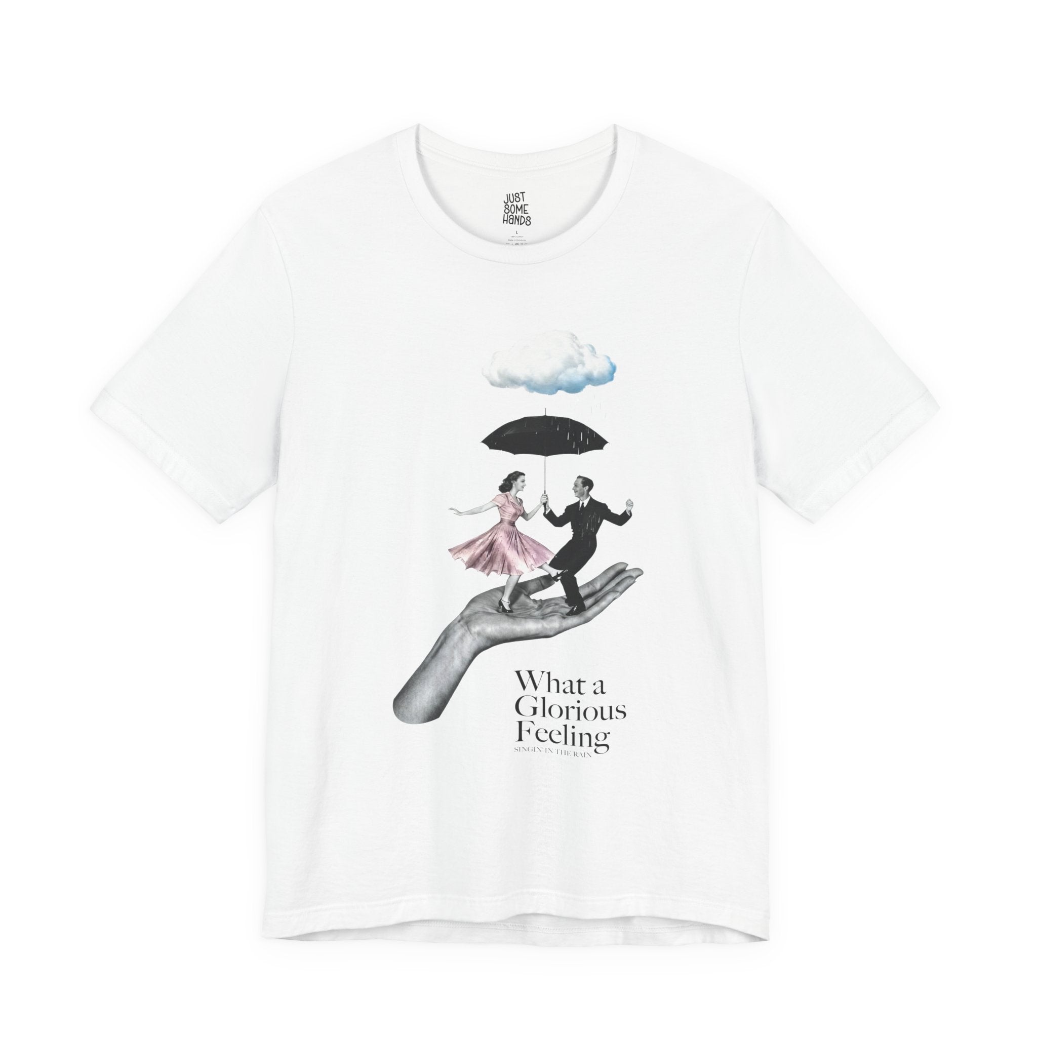 Singin' in the Rain Surreal Hand T-Shirt | Vintage Cinematic Collage Tee
