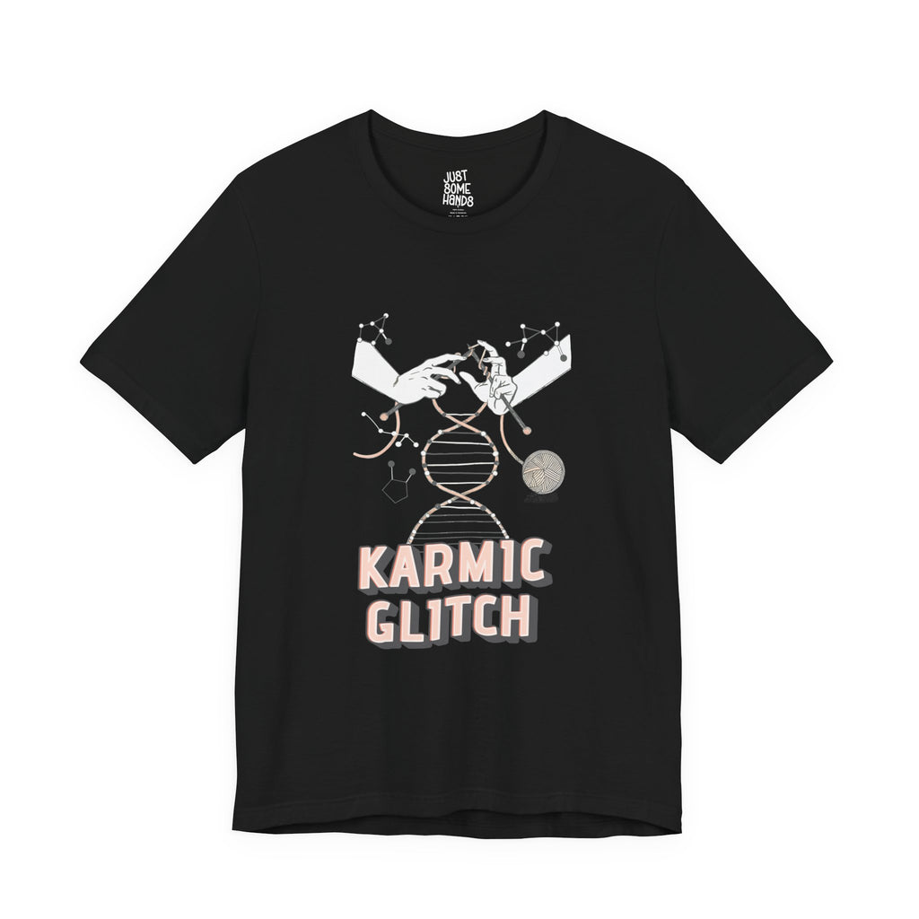 Karmic Glitch Celestial DNA T-Shirt | Sarcastic Astrology Graphic Tee