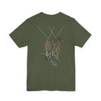 Abstract Boho Line Art Hand T-Shirt | Minimalist Geometric Graphic Tee