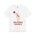 Delicious Crunch Heart Lollipop T-Shirt | Sarcastic Dark Romance Graphic Tee
