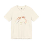 Passion in Hands Watercolor Art T-Shirt | Romantic Aesthetic Graphic Tee