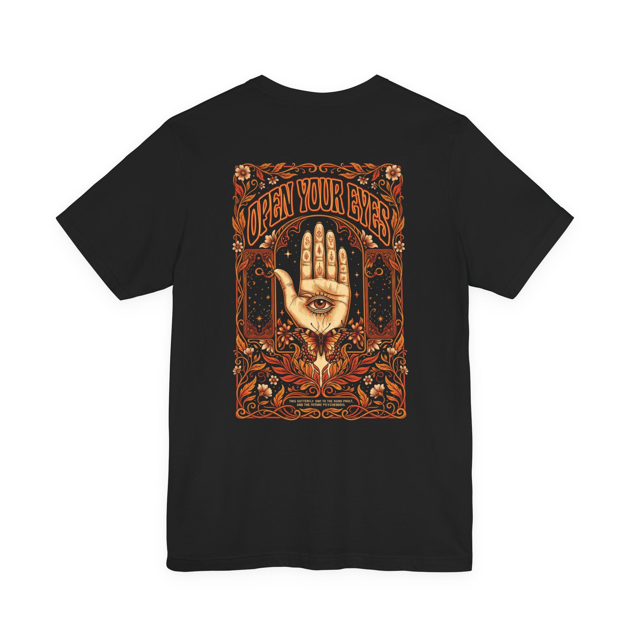 Open Your Eyes Mystic Hand T-Shirt | Vintage Psychedelic Tarot Tee