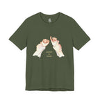 Passion in Hands Watercolor Art T-Shirt | Romantic Aesthetic Graphic Tee