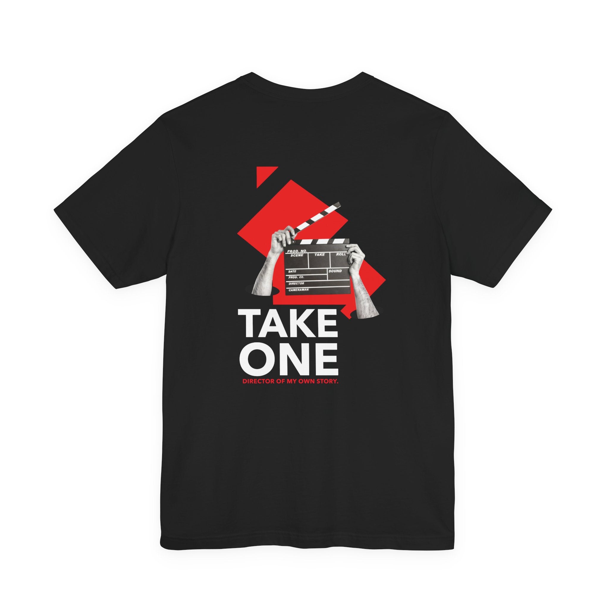 Take One Cinematic Clapperboard T-Shirt | Modern Film Maker Graphic Tee