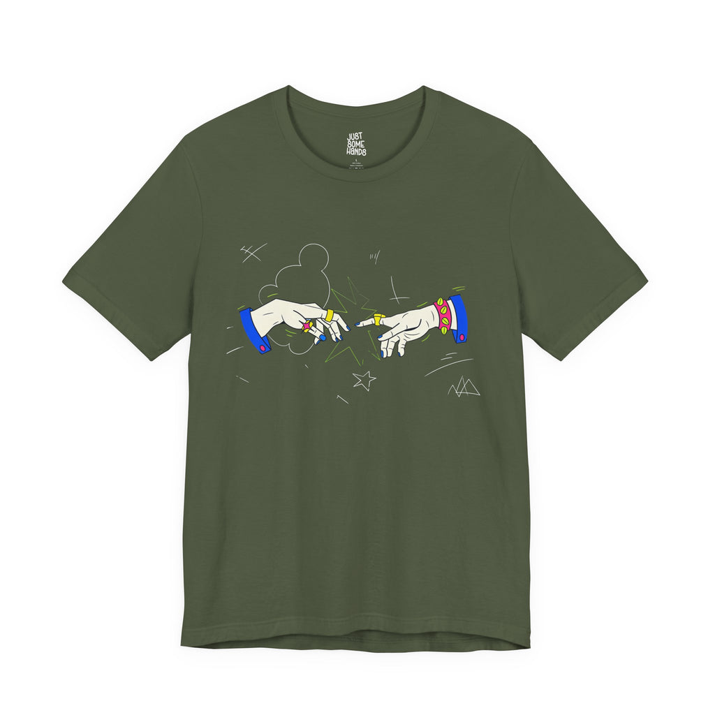 Modern Creation Punk Hands T-Shirt | Pop-Art Graphic Tee