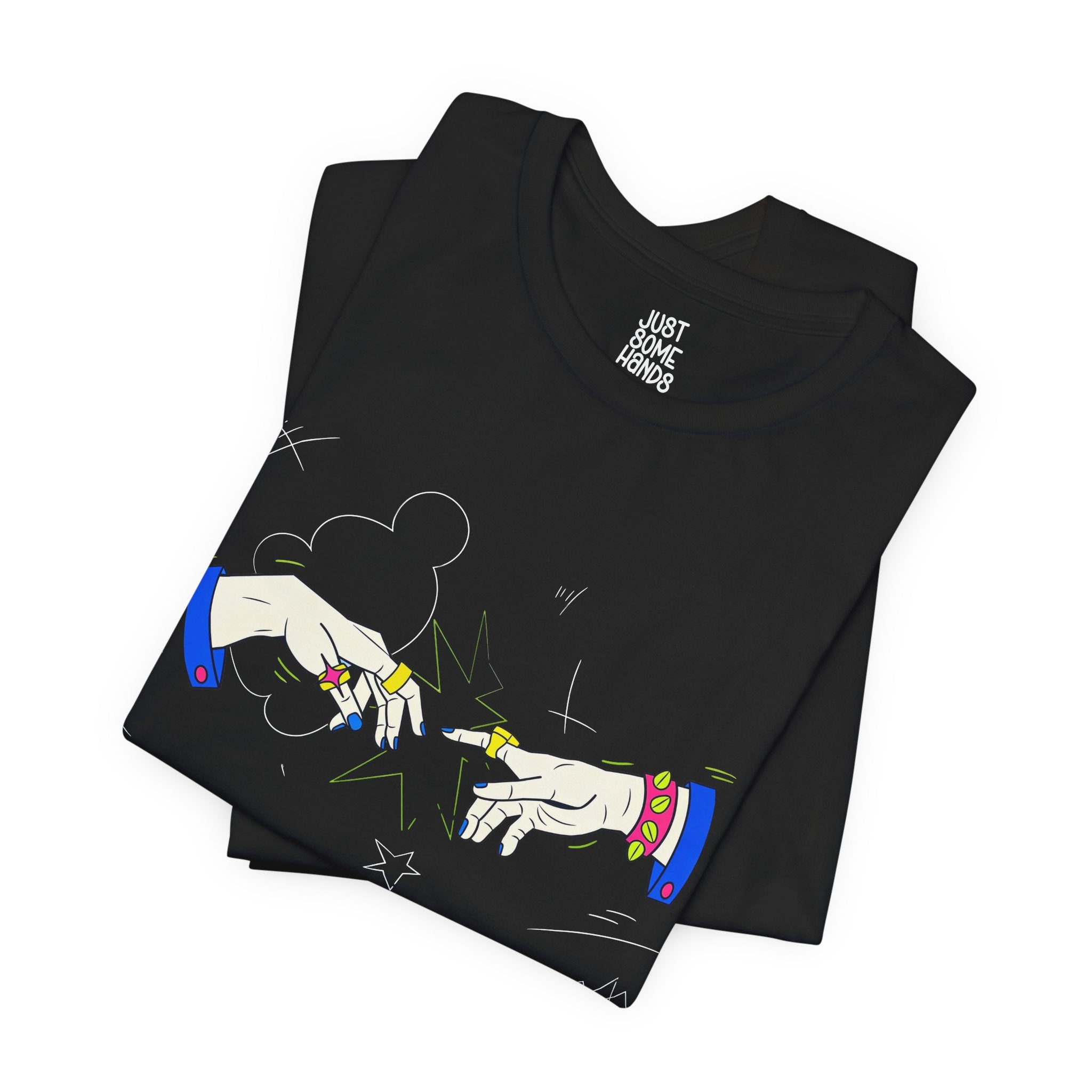 Modern Creation Punk Hands T-Shirt | Pop-Art Graphic Tee