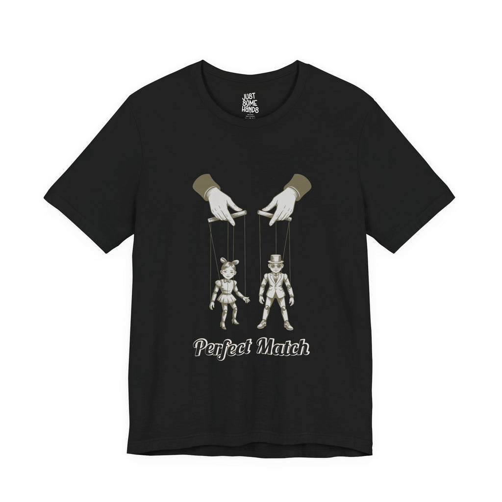 Perfect Match Marionette Graphic Tee | Dark Humor Vintage Puppet Shirt