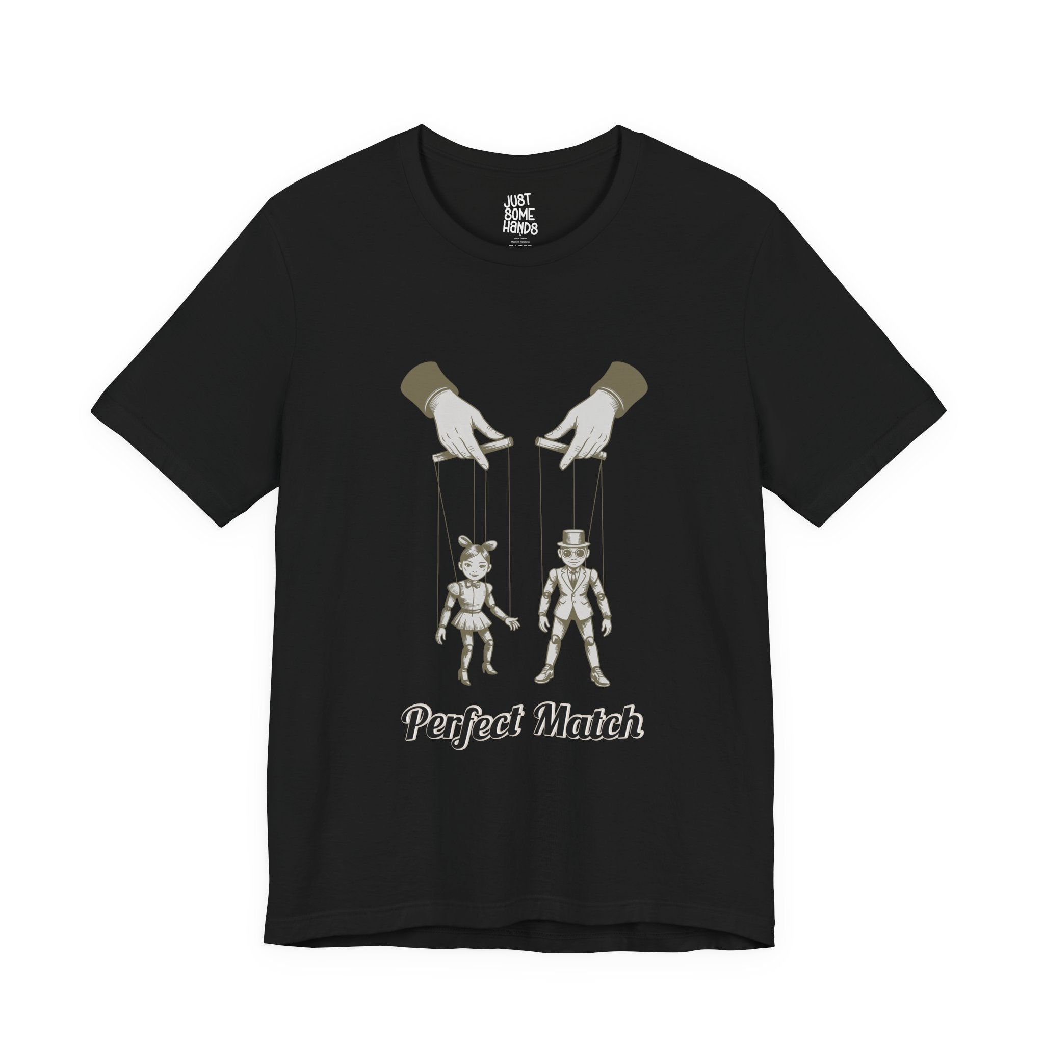Perfect Match Marionette Graphic Tee | Dark Humor Vintage Puppet Shirt