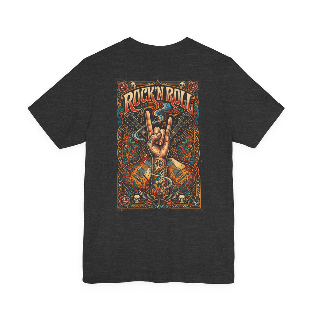 Psychedelic Rock'N Roll Horns T-Shirt | Vintage Music Festival Graphic Tee