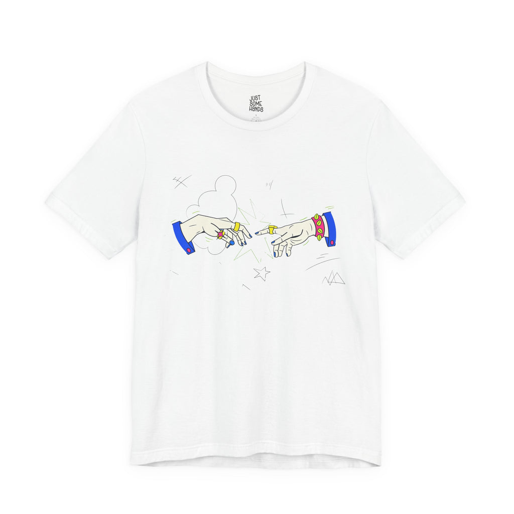 Modern Creation Punk Hands T-Shirt | Pop-Art Graphic Tee