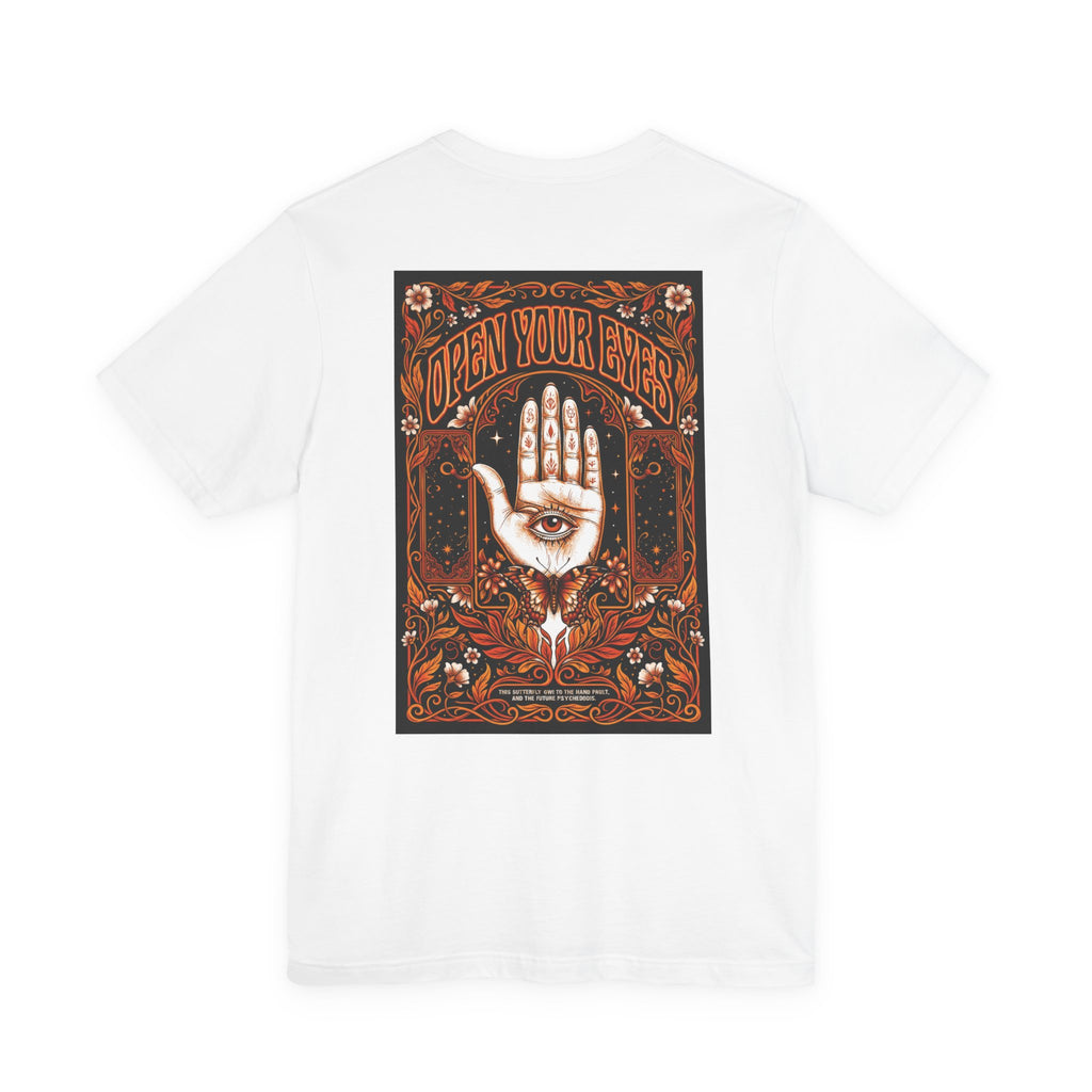 Open Your Eyes Mystic Hand T-Shirt | Vintage Psychedelic Tarot Tee