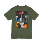 Raw Rebellion Basquiat-Inspired Skeleton Tee