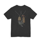 Abstract Boho Line Art Hand T-Shirt | Minimalist Geometric Graphic Tee