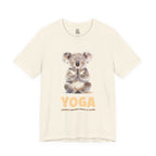 Yoga: Because Punching People is Illegal T-Shirt | Sarcastic Mindfulness Graphic Tee