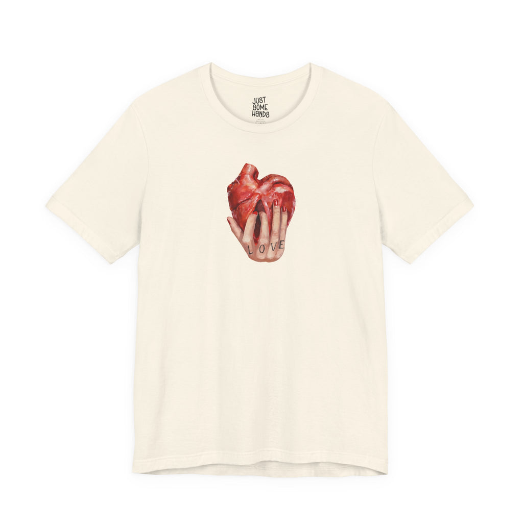 Tainted Love Anatomical Heart T-Shirt | Edgy Grunge Graphic Tee