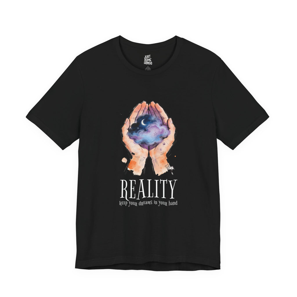 Reality Check Cloud Hands T-Shirt | Dreamy Watercolor Graphic Tee