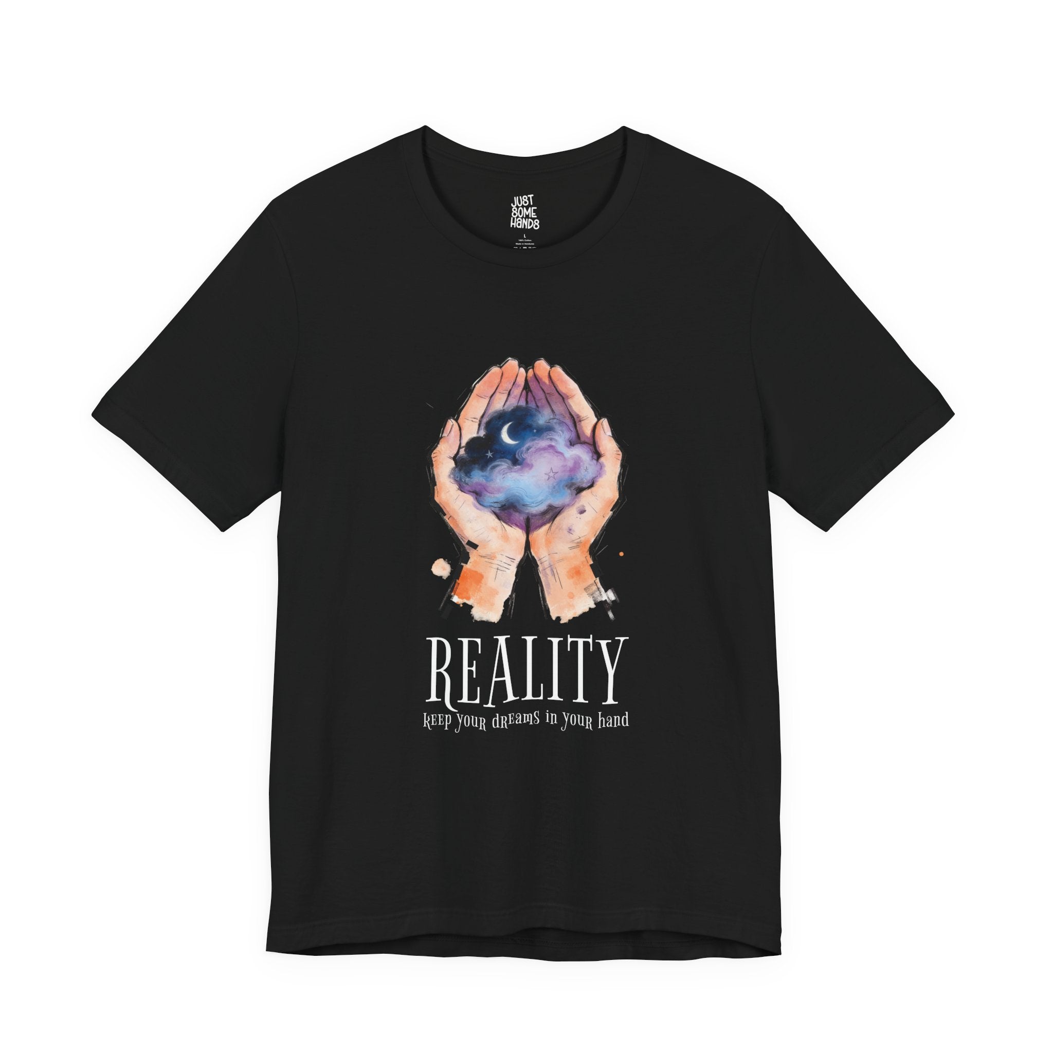 Reality Check Cloud Hands T-Shirt | Dreamy Watercolor Graphic Tee