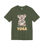 Yoga: Because Punching People is Illegal T-Shirt | Sarcastic Mindfulness Graphic Tee