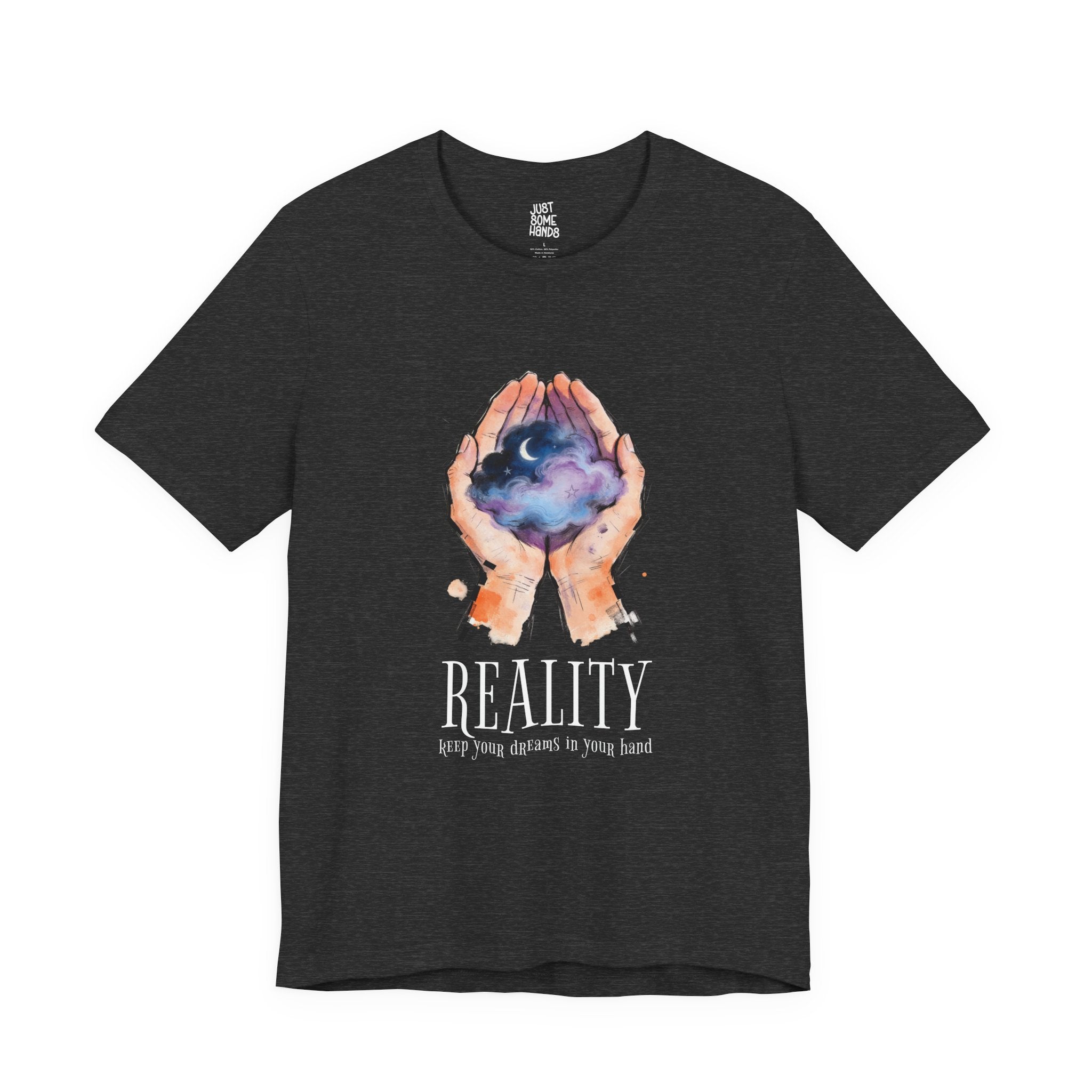 Reality Check Cloud Hands T-Shirt | Dreamy Watercolor Graphic Tee