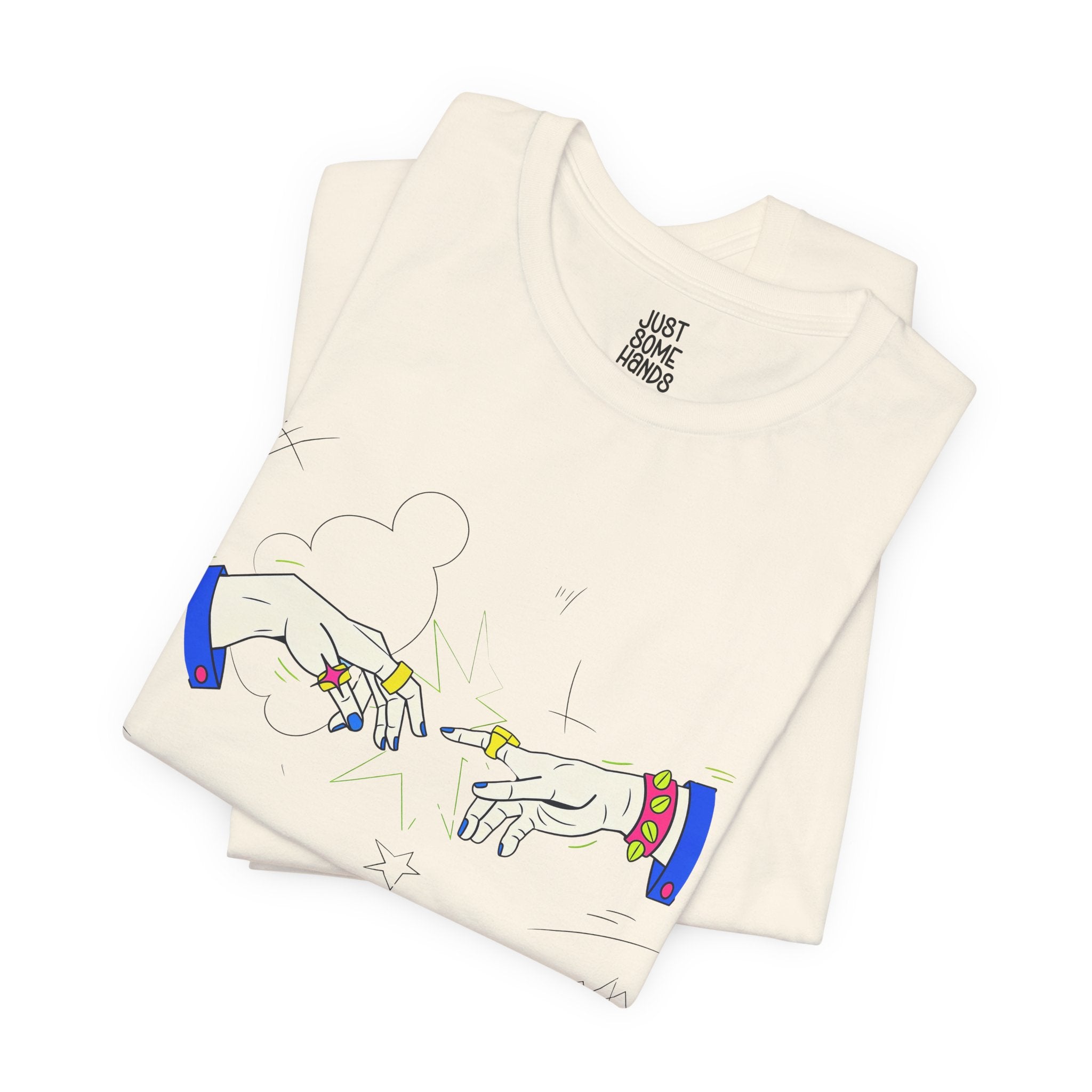 Modern Creation Punk Hands T-Shirt | Pop-Art Graphic Tee