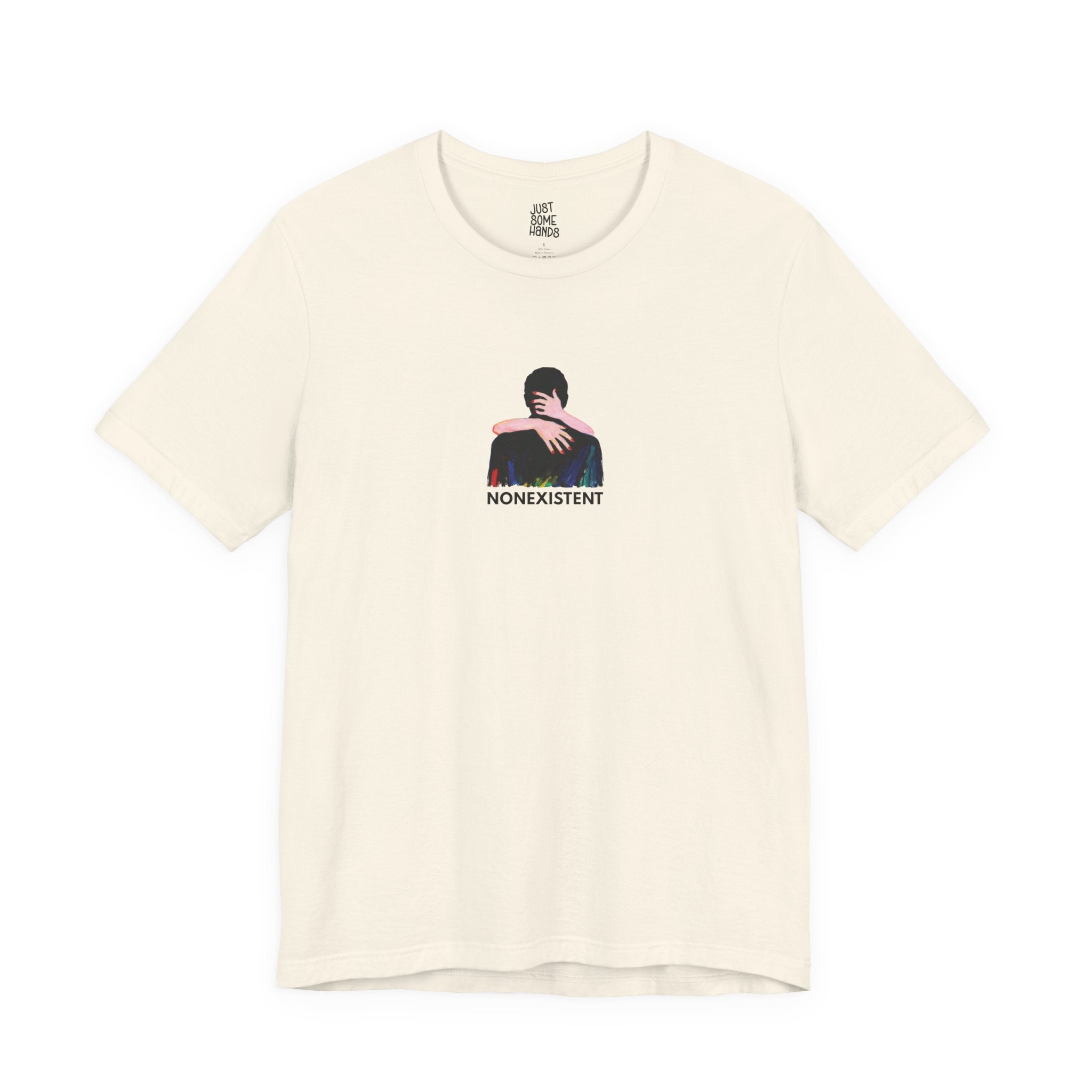 Nonexistent Abstract Hug T-Shirt | Emotional Grunge Graphic Tee