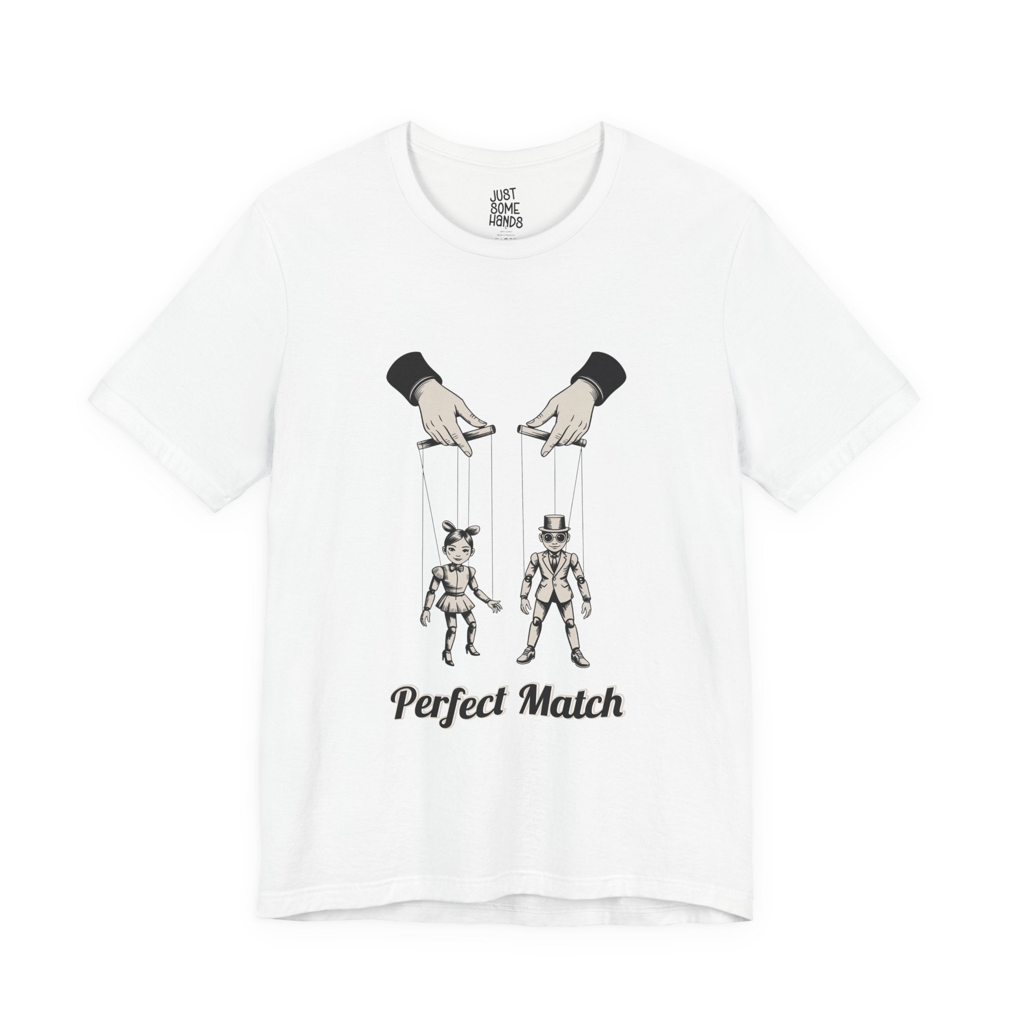 Perfect Match Marionette Graphic Tee | Dark Humor Vintage Puppet Shirt
