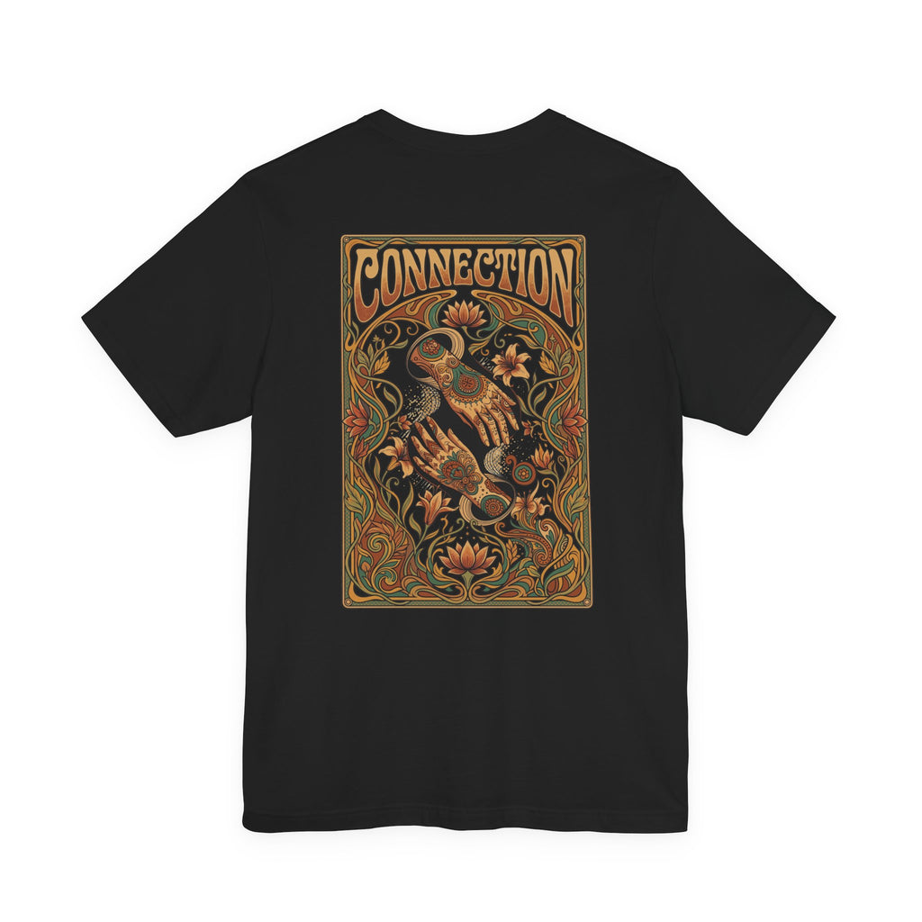 Psychedelic "Connection" Hand T-Shirt | Vintage Art Nouveau Graphic Tee