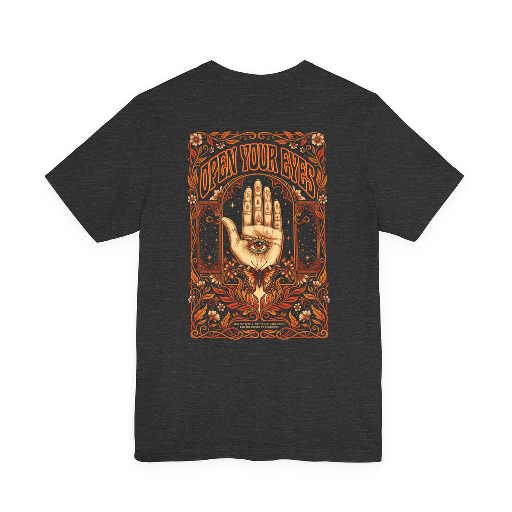 Open Your Eyes Mystic Hand T-Shirt | Vintage Psychedelic Tarot Tee