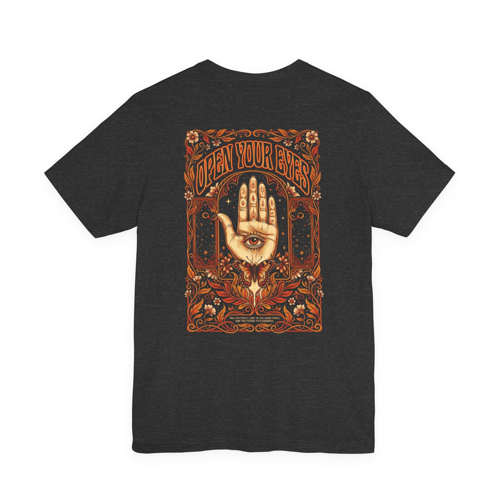 Open Your Eyes Mystic Hand T-Shirt | Vintage Psychedelic Tarot Tee