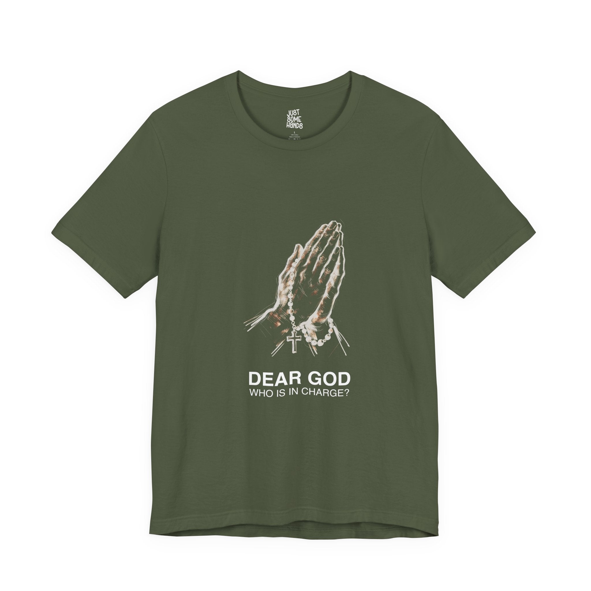 Dark Prayer Grunge Hands T-Shirt | Edgy Street Goth Graphic Tee