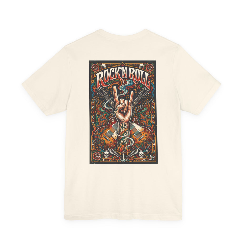 Psychedelic Rock'N Roll Horns T-Shirt | Vintage Music Festival Graphic Tee