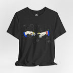 Modern Creation Punk Hands T-Shirt | Pop-Art Graphic Tee