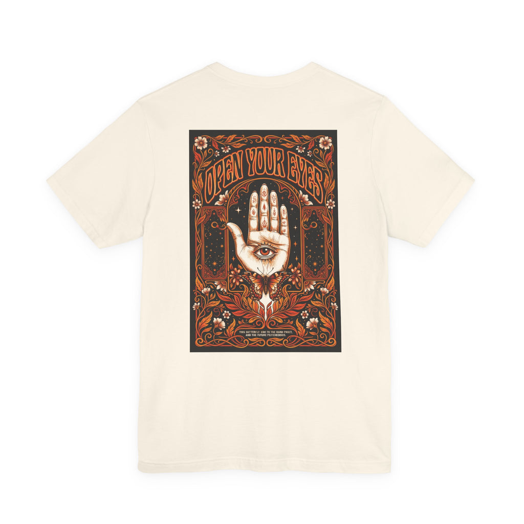 Open Your Eyes Mystic Hand T-Shirt | Vintage Psychedelic Tarot Tee