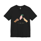 Rock Paper Scissors Minimalist Line Art T-Shirt | Sarcastic Problem Solver Tee