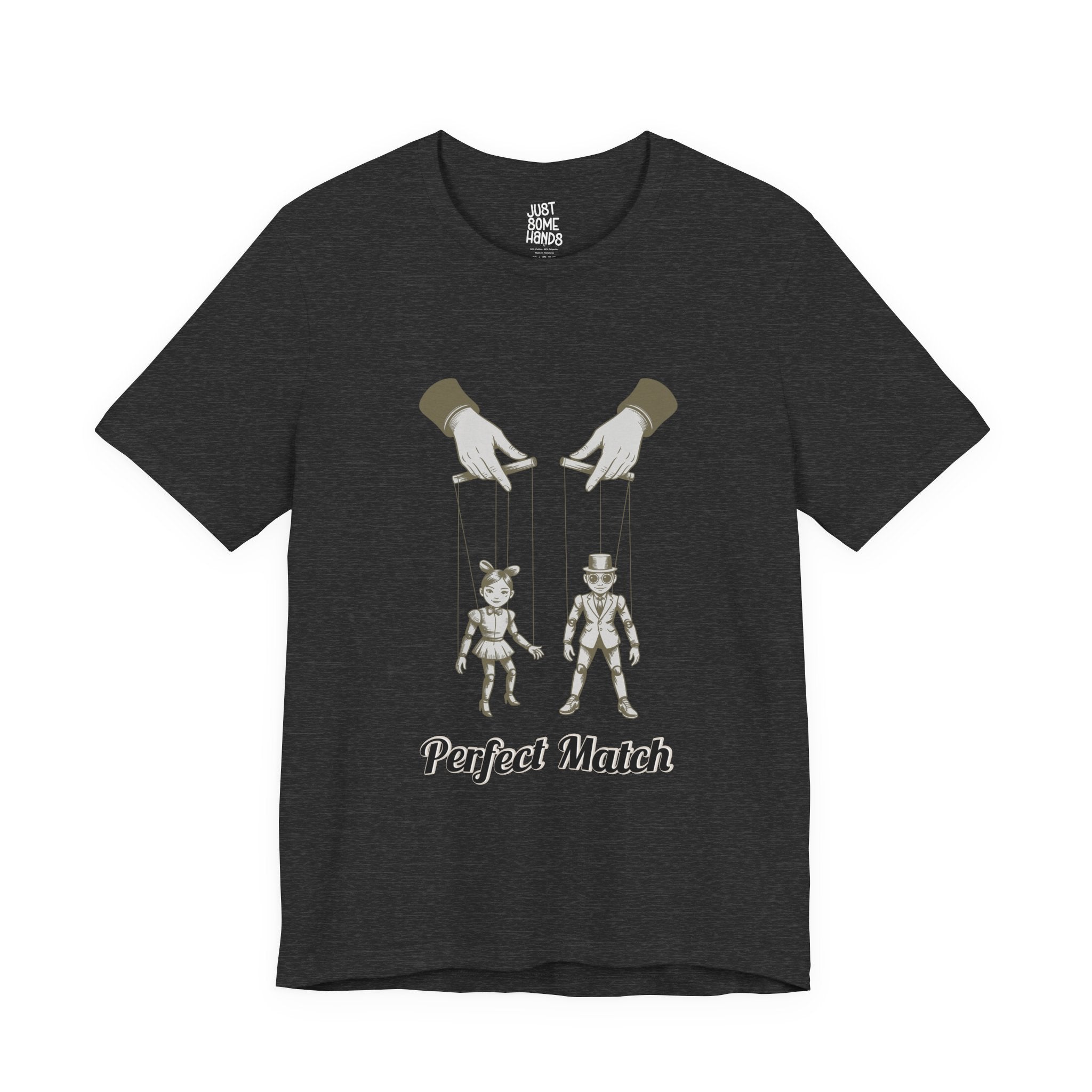 Perfect Match Marionette Graphic Tee | Dark Humor Vintage Puppet Shirt