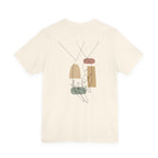 Abstract Boho Line Art Hand T-Shirt | Minimalist Geometric Graphic Tee