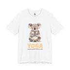 Yoga: Because Punching People is Illegal T-Shirt | Sarcastic Mindfulness Graphic Tee