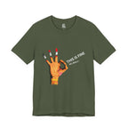 This is Fine OK Sign T-Shirt | Sarcastic Dark Humor Graphic Tee