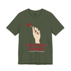 Delicious Crunch Heart Lollipop T-Shirt | Sarcastic Dark Romance Graphic Tee
