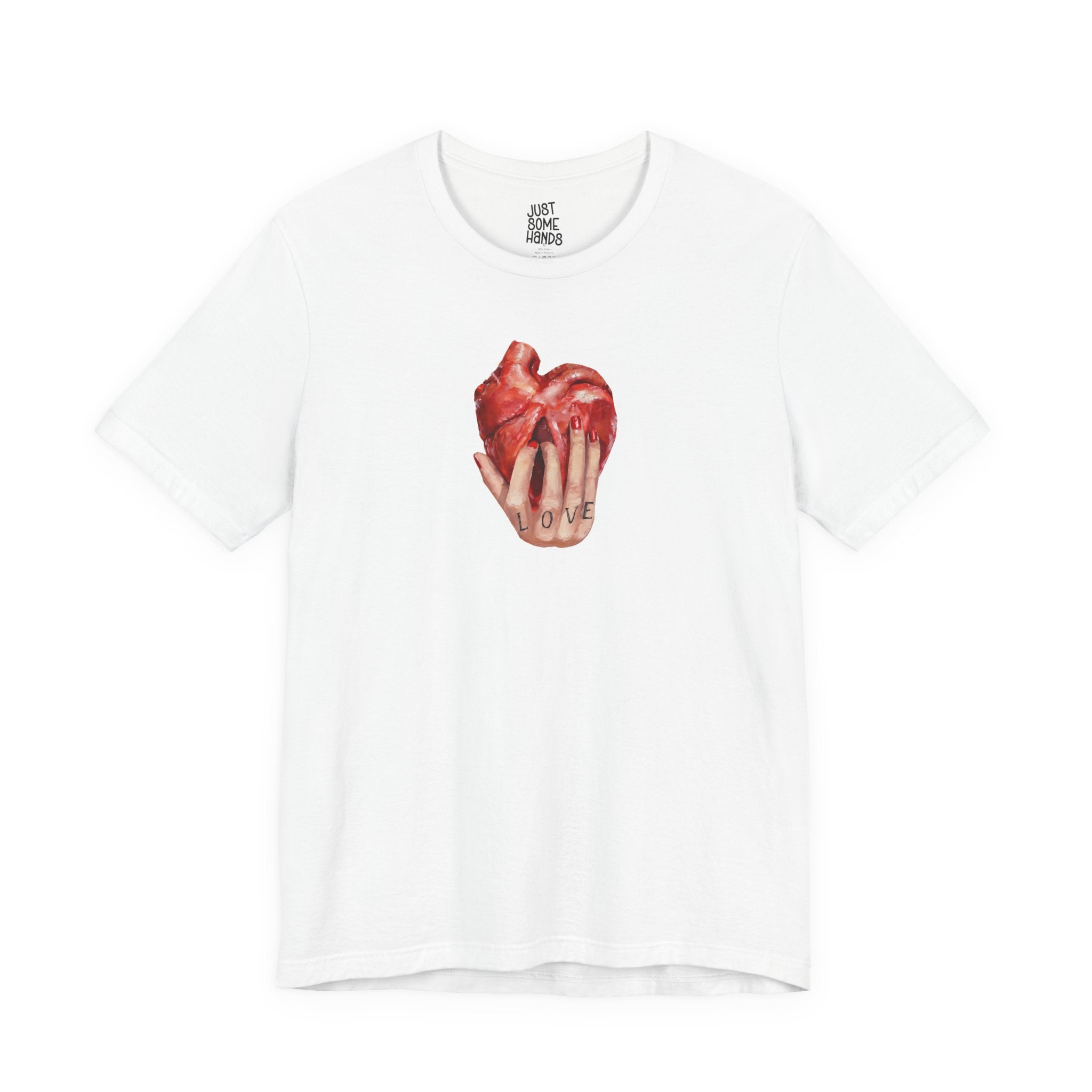 Tainted Love Anatomical Heart T-Shirt | Edgy Grunge Graphic Tee