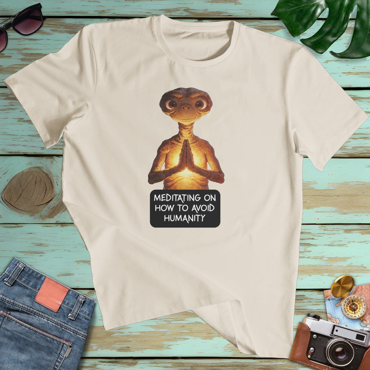 Meditating Alien