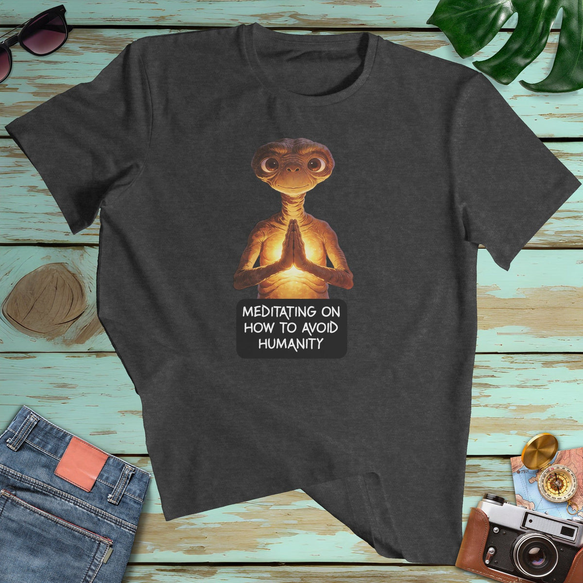 Meditating Alien