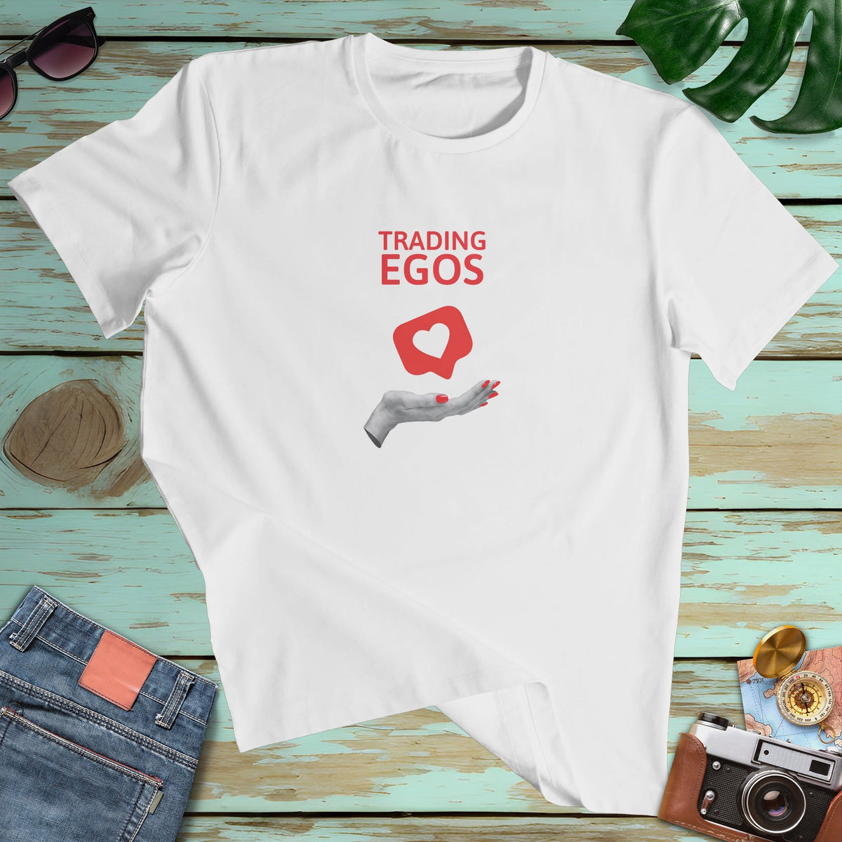 Trading Egos Social Media Heart
