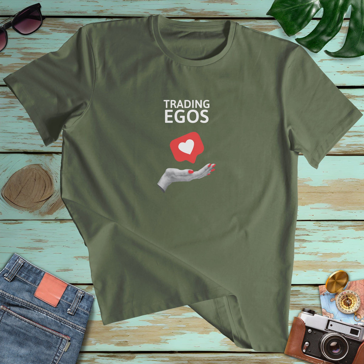 Trading Egos Social Media Heart