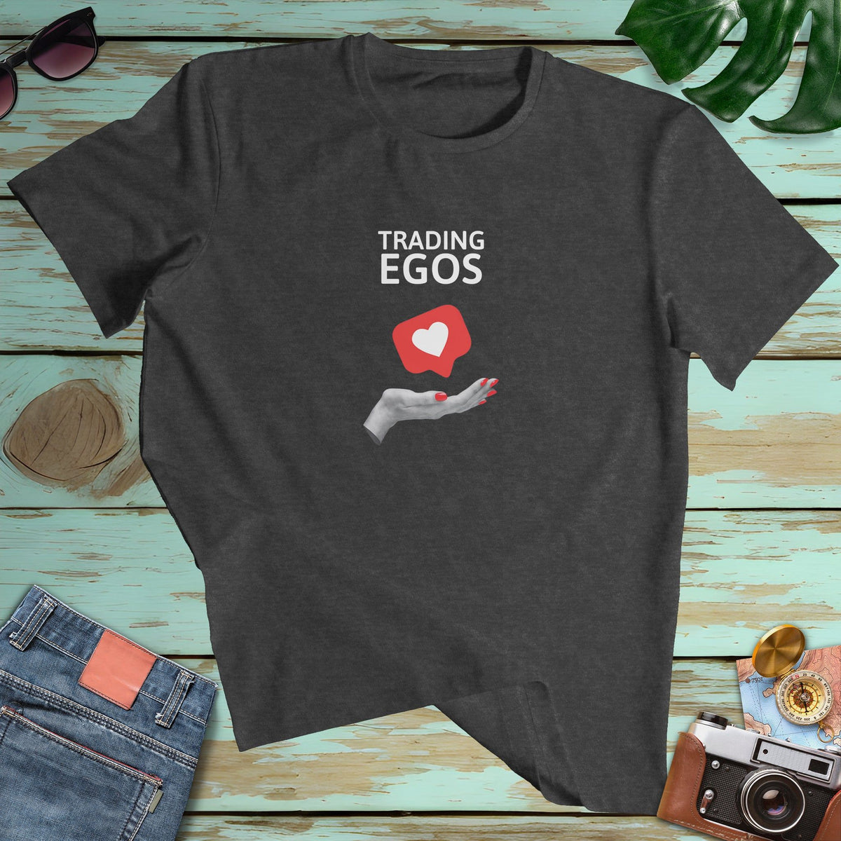 Trading Egos Social Media Heart